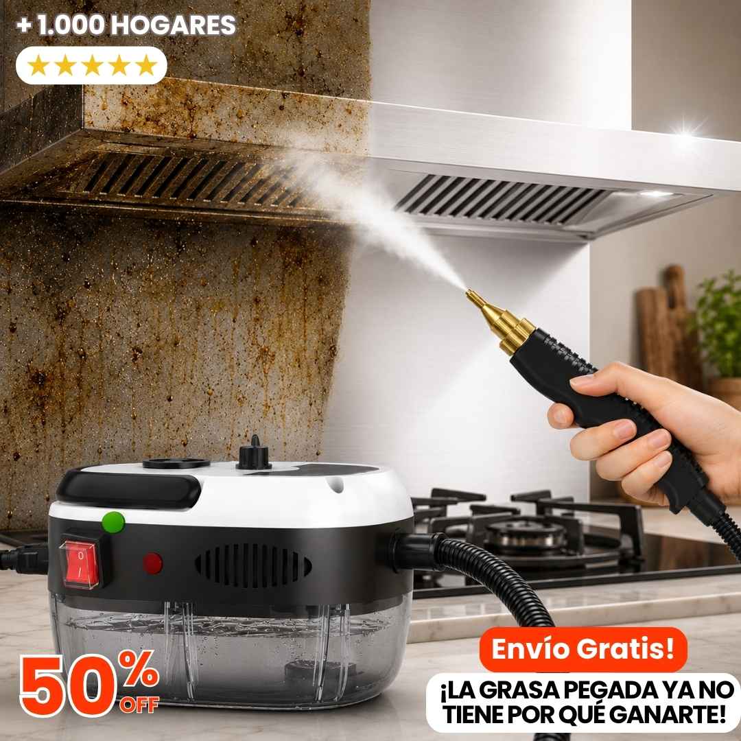 Limpiador Vapor Eléctrico PRESURIZADO